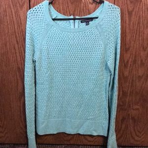 Aqua blue sweater